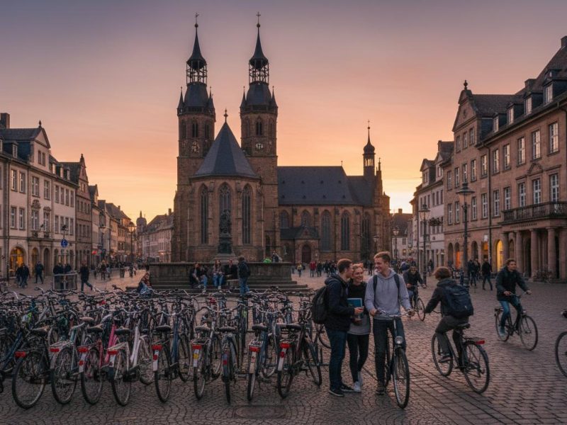 Münster: wie die Stadt auf zwei Rädern und mit jungen Köpfen pulsiert