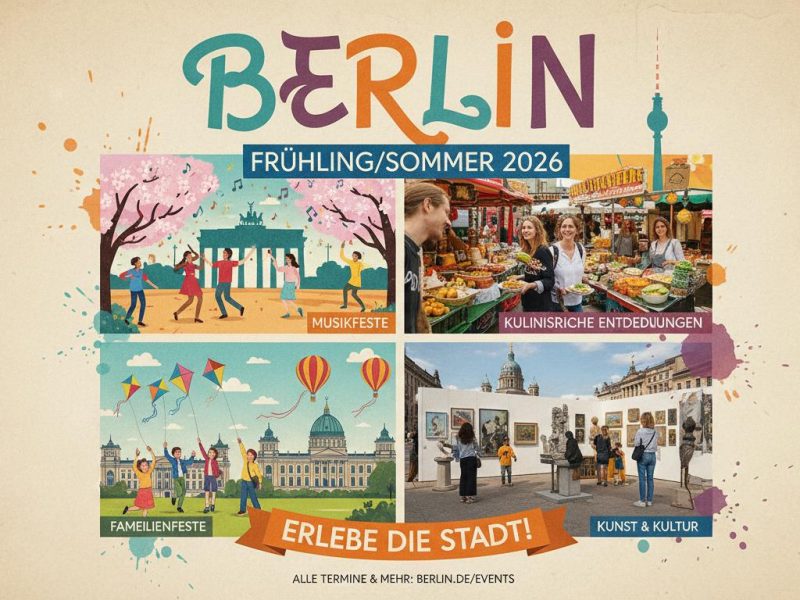 Plakat gestalten: Berlins Feste sichtbar machen im Frühjahr/Sommer 2026