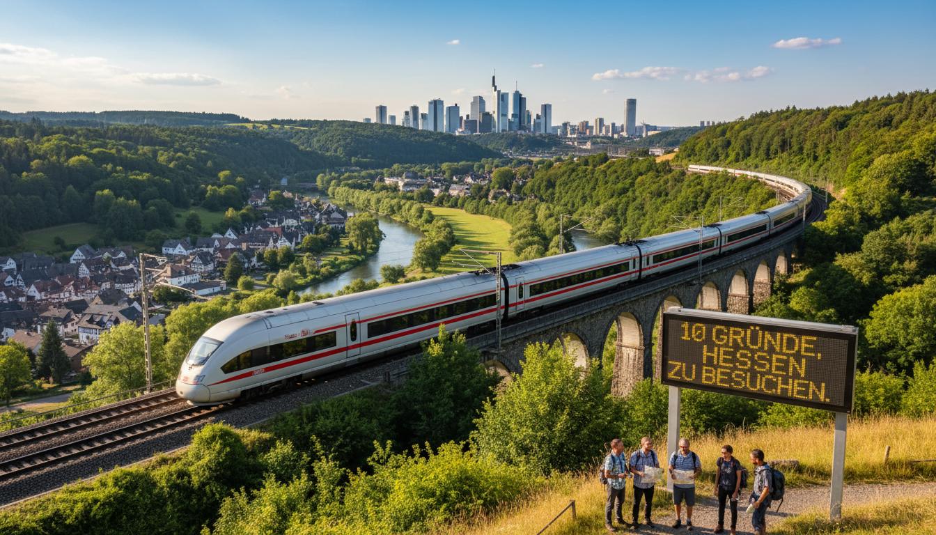 gründe, Hessen zu besuchen. 2. Wie gut ist Hessen mit öffentlichen Verkehrsmitteln erreichbar?