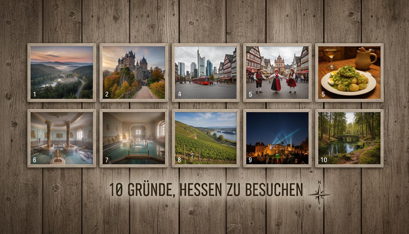 gründe, Hessen zu besuchen. 10. Versteckte Perlen abseits der Touristenpfade