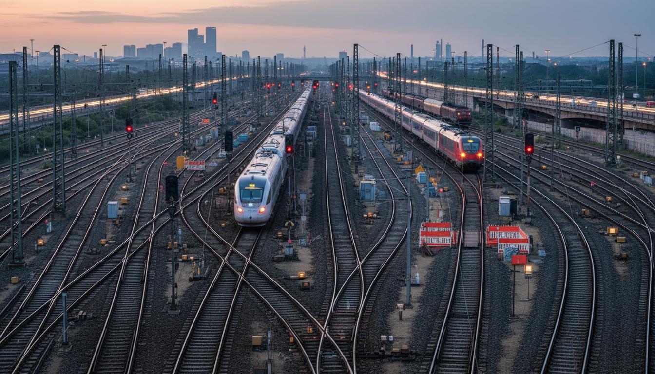Warum kommen Züge in Deutschland ständig zu spät?. Infrastruktur und Kapazitätsengpässe