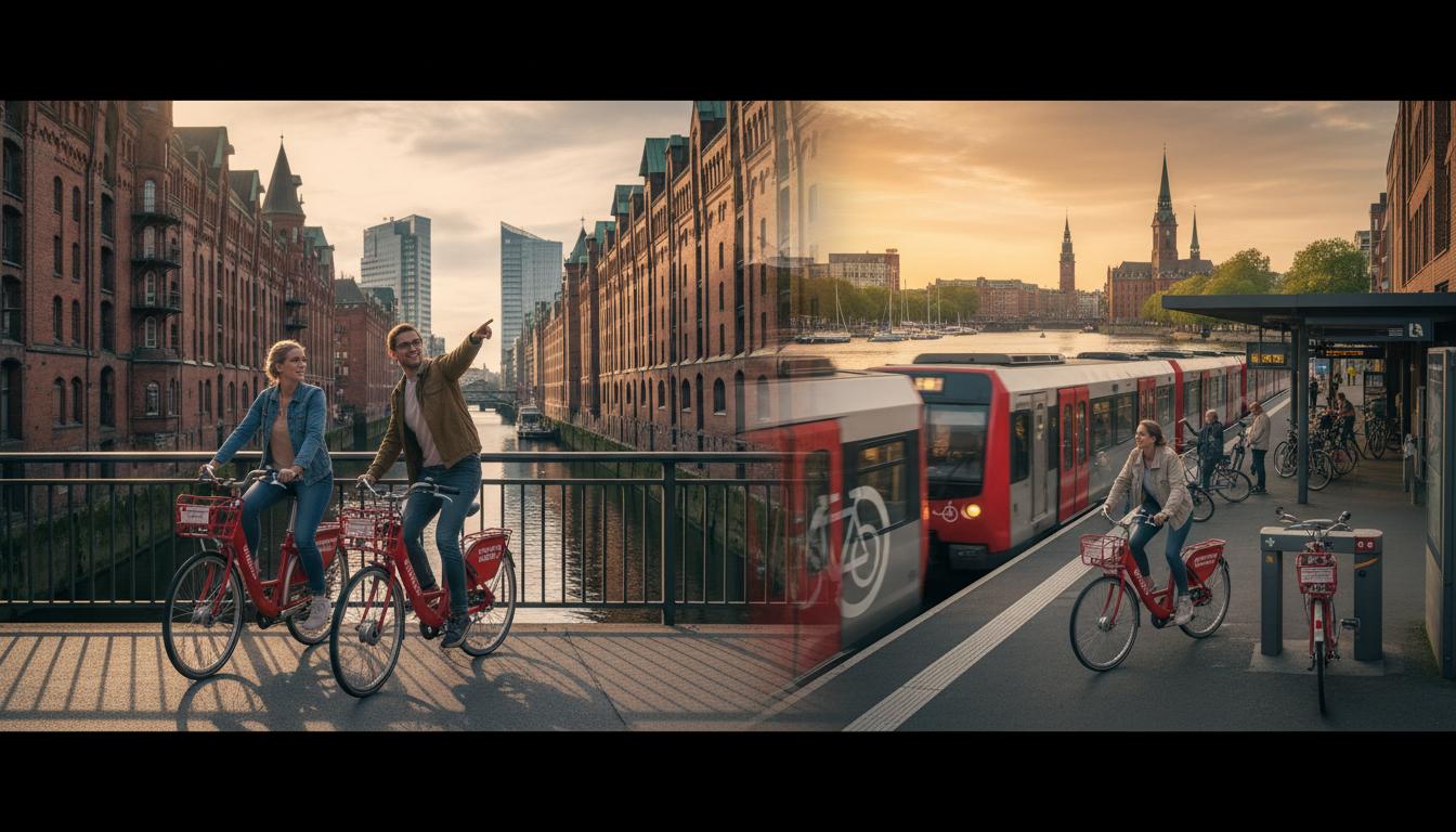 Hamburg ohne Auto: Hafen, Speicherstadt und Alster mit ÖPNV. 4. Lohnt sich ein Fahrradmietservice in Kombination mit dem ÖPNV?