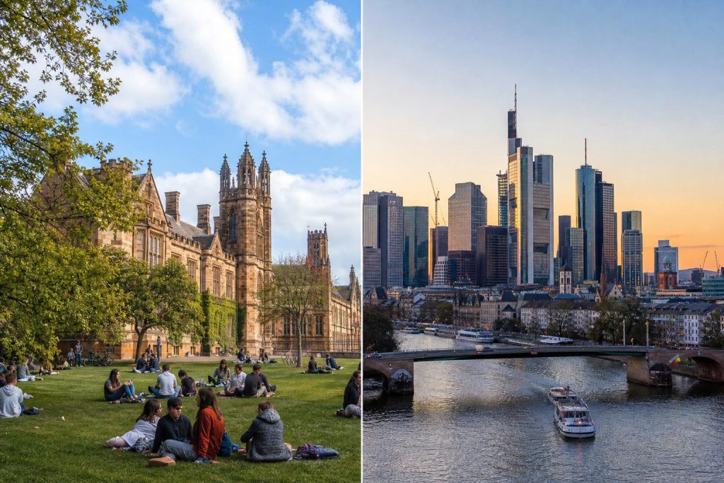 Universitätsstadt oder Großstadt: ein echter Vergleich für Studierende und Stadtmenschen