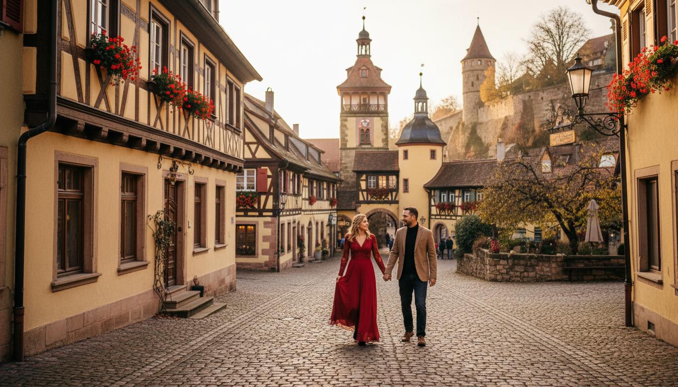 Städtereise für Paare: Die romantischsten Ziele in Deutschland. Rothenburg ob der Tauber