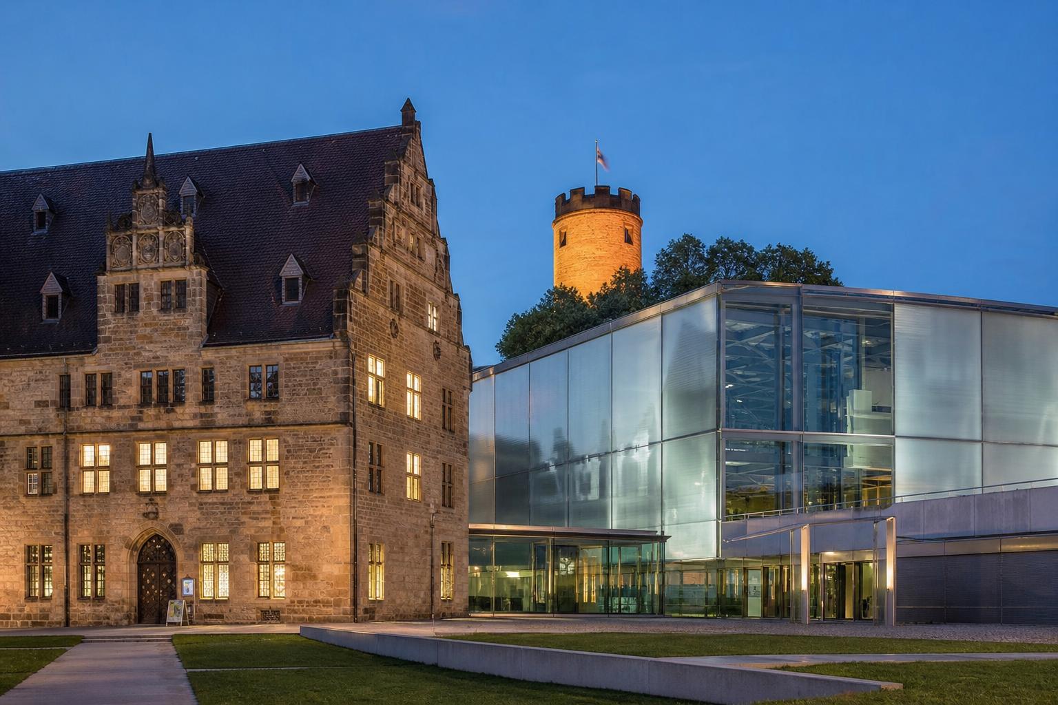 Sehenswürdigkeiten in Bielefeld. Museen, Kunst und Architektur