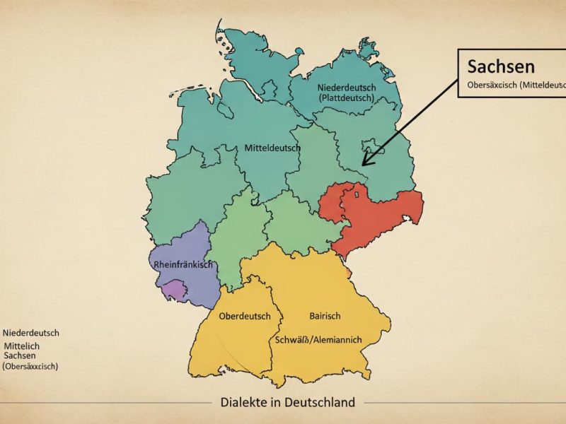 Sprachlandschaft in Sachsen: mehr als nur „Sächsisch“