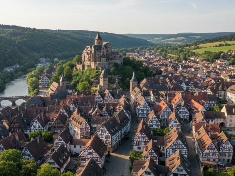 Auf den Spuren des mittelalters: Altstädte, Burgen und Fachwerk erleben
