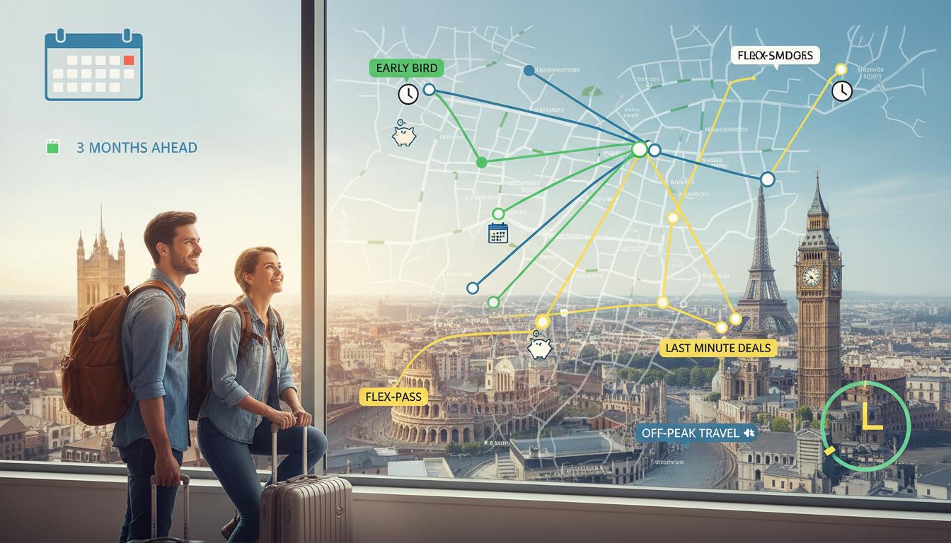 Günstige Städtereisen mit der Bahn: So planst du clever. Wann buchen? Timing und Flexibilität