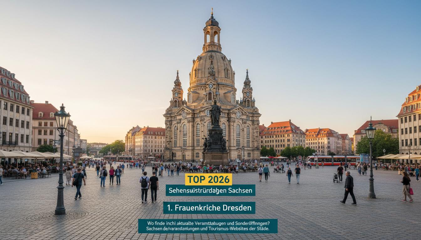 Die 10 besten Sehenswürdigkeiten in Sachsen. TOP 2026. 7. Wo finde ich aktuelle Veranstaltungen und Sonderöffnungen?