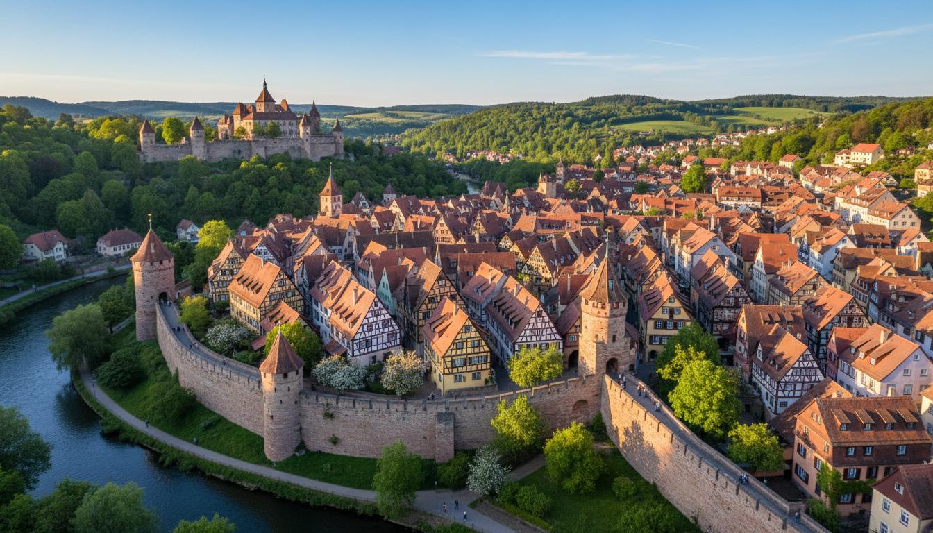 Mittelalterliche Städte in Deutschland: Altstädte, Burgen und Fachwerk. Städte, die man gesehen haben sollte