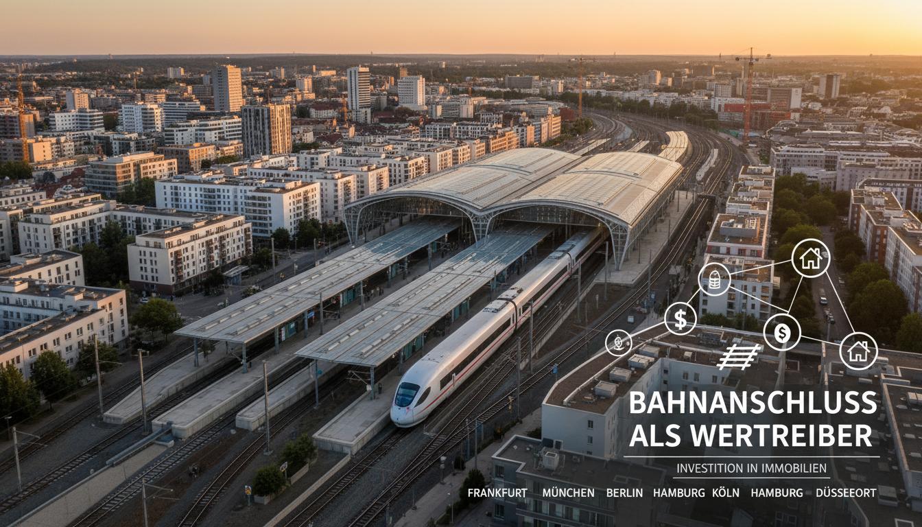 Städte mit guter Bahnanbindung in Deutschland. Investition in Immobilien: Bahnanschluss als Werttreiber Städte mit guter Bahnanbindung in Deutschland. Investition in Immobilien: Bahnanschluss als Werttreiber