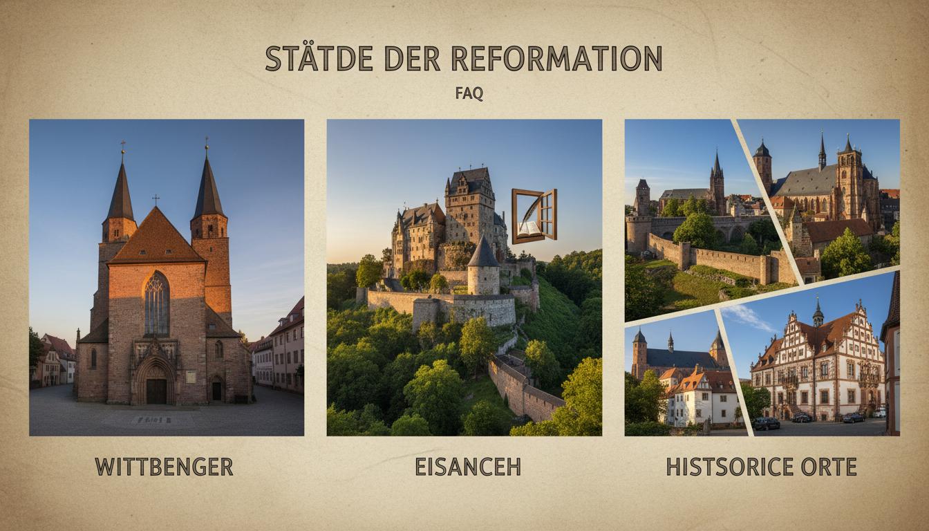 Städte der Reformation: Wittenberg, Eisenach und historische Orte. FAQ