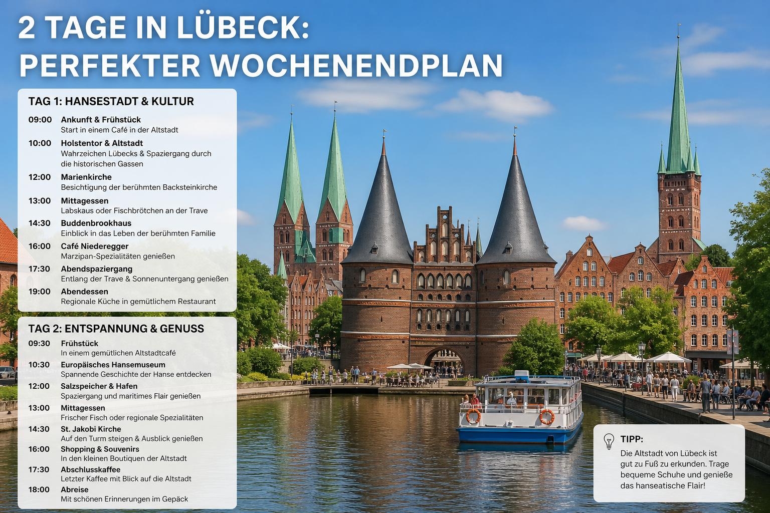 Eine perfekte Auszeit: 2 Tage in Lübeck entdecken