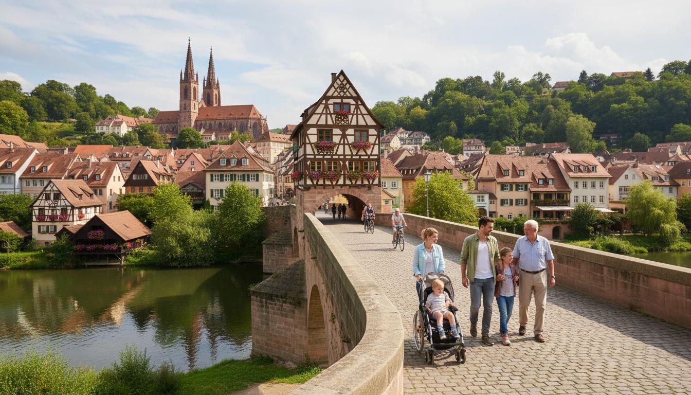 Familienwochenende in Deutschland: Städte mit kurzen Wegen. Barrierefreiheit und Sicherheit