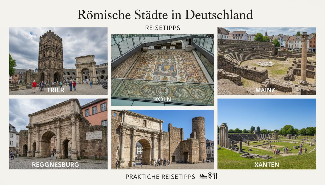 Römische Städte in Deutschland: Trier, Mainz, Köln und mehr. Praktische Reisetipps