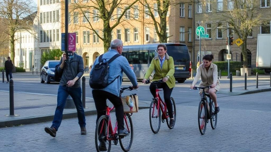 Ein Tag in Münster. Nachmittags: Fahrradkultur und alternative Wege