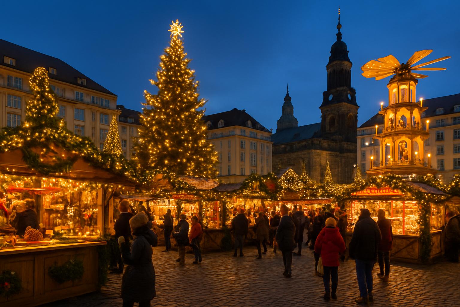 Weihnachtsmärkte in Deutschland. Weihnachtsmarkt Dresden