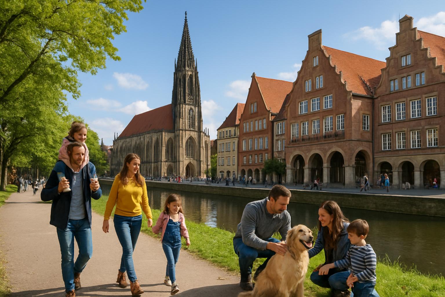 Sehenswürdigkeiten in Münster. Aktivitäten für Familien und Tierfreunde