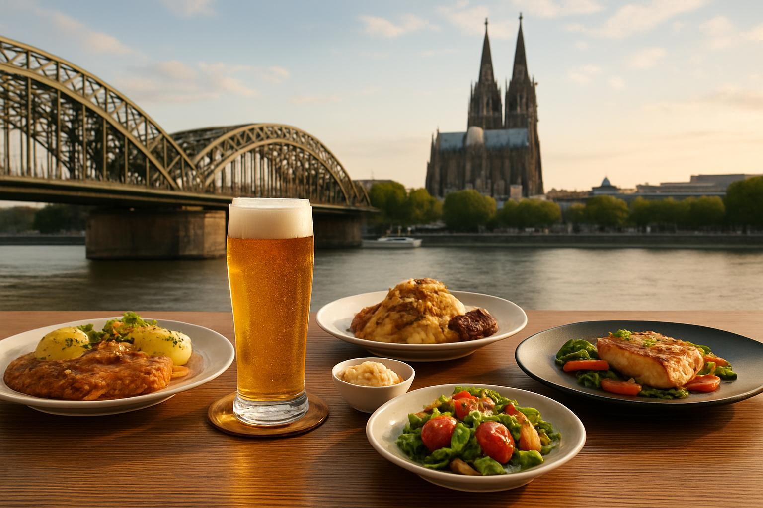 Sehenswürdigkeiten in Köln. Gastronomie: Kölsch, rheinische Küche und moderne Küche