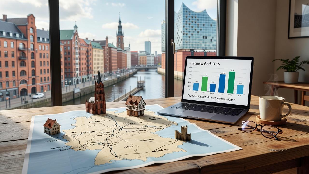 Die günstigsten Städte in Deutschland für Wochenendausflüge im Jahr 2026 ab Hamburg. Lohnt sich das Deutschlandticket für Wochenendausflüge?