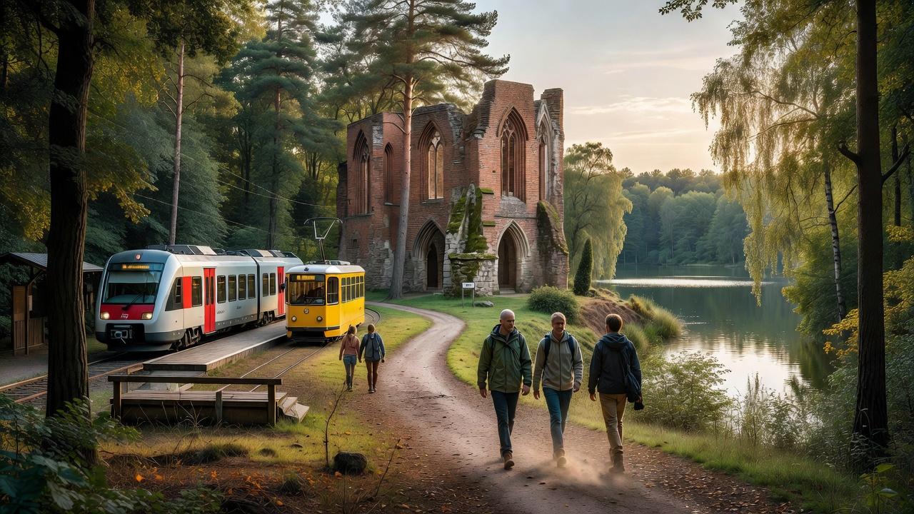 Städtereisen ohne Auto: Zug, öffentliche Verkehrsmittel, Spaziergänge. Wohin kann man von Berlin aus innerhalb von 100 km fahren, ohne enttäuscht zu werden?. Kloster Chorin und die Schorfheide: Natur statt Stadtpflaster