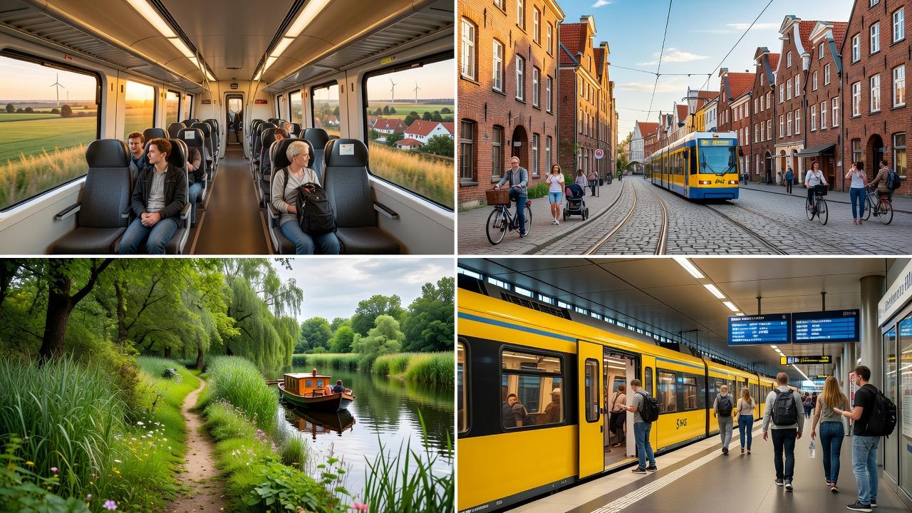 Städtereisen ohne Auto: Zug, öffentliche Verkehrsmittel, Spaziergänge. Wohin kann man von Berlin aus innerhalb von 100 km fahren, ohne enttäuscht zu werden?. Praktische Tipps für stressfreie Ausflüge ohne eigenes Fahrzeug