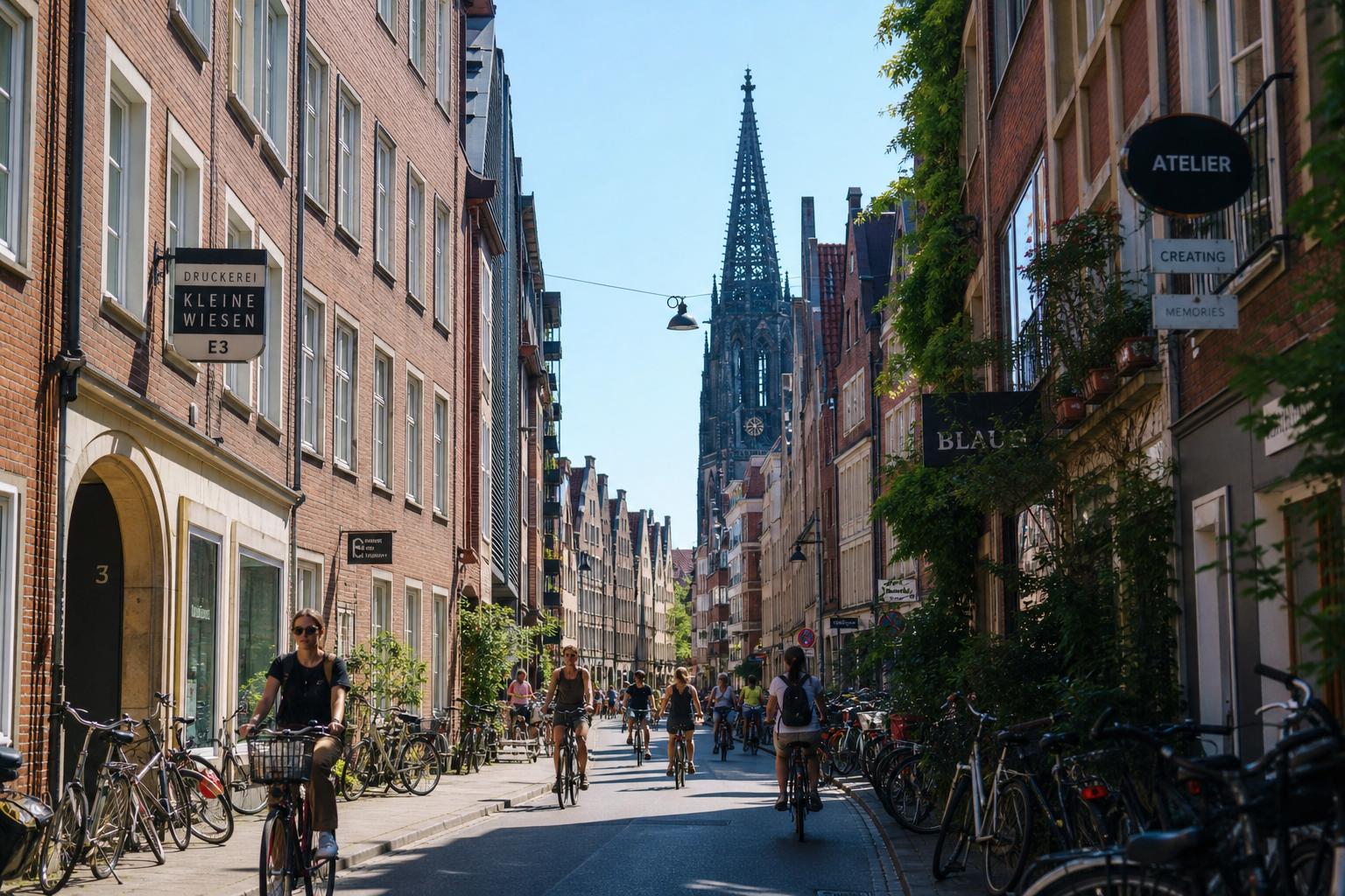 Münster – die Fahrradhauptstadt Deutschlands.. Persönliche Eindrücke aus der Fahrradstadt