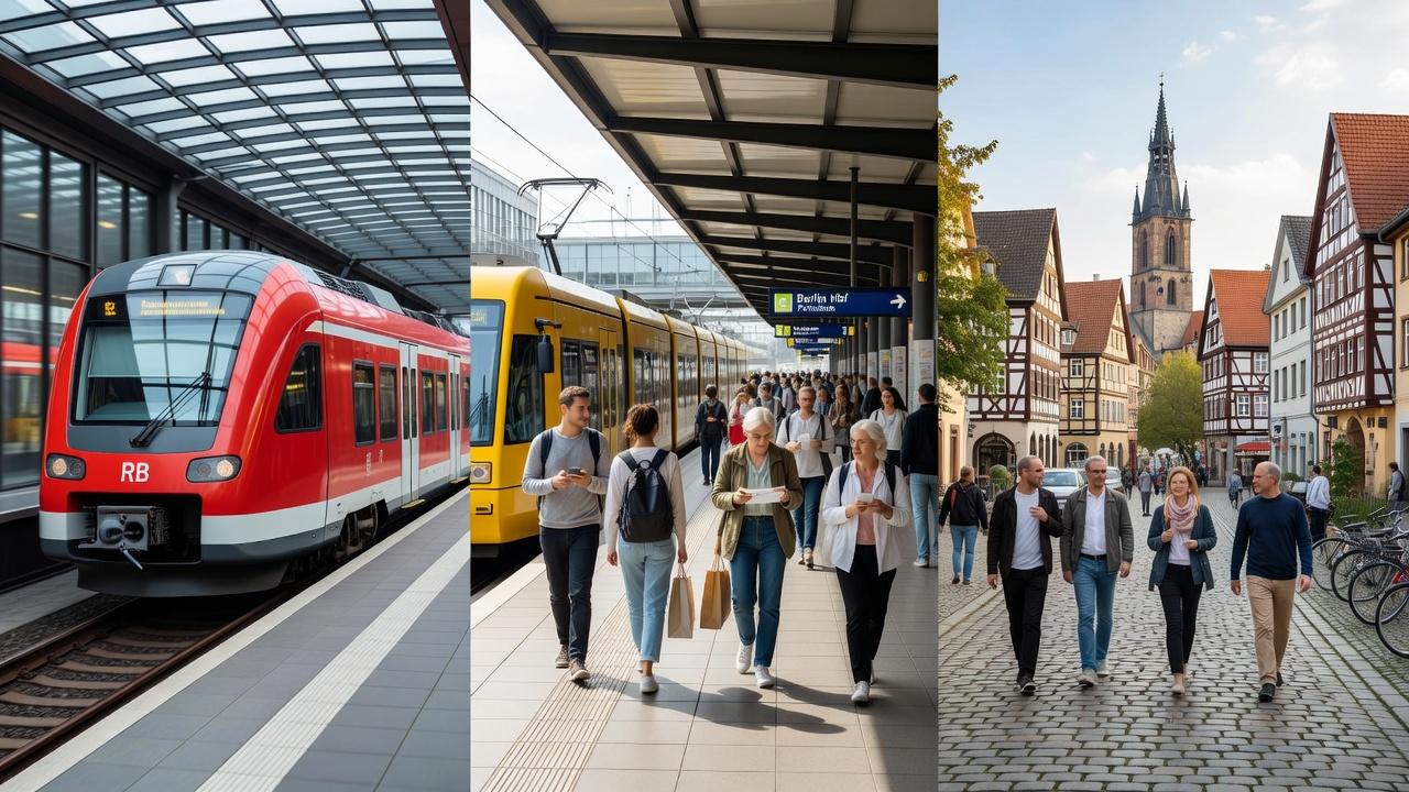 Städtereisen ohne Auto: Zug, öffentliche Verkehrsmittel, Spaziergänge. Wohin kann man von Berlin aus innerhalb von 100 km fahren, ohne enttäuscht zu werden?. Wie kommt man am besten von den Bahnhöfen in die Innenstädte?