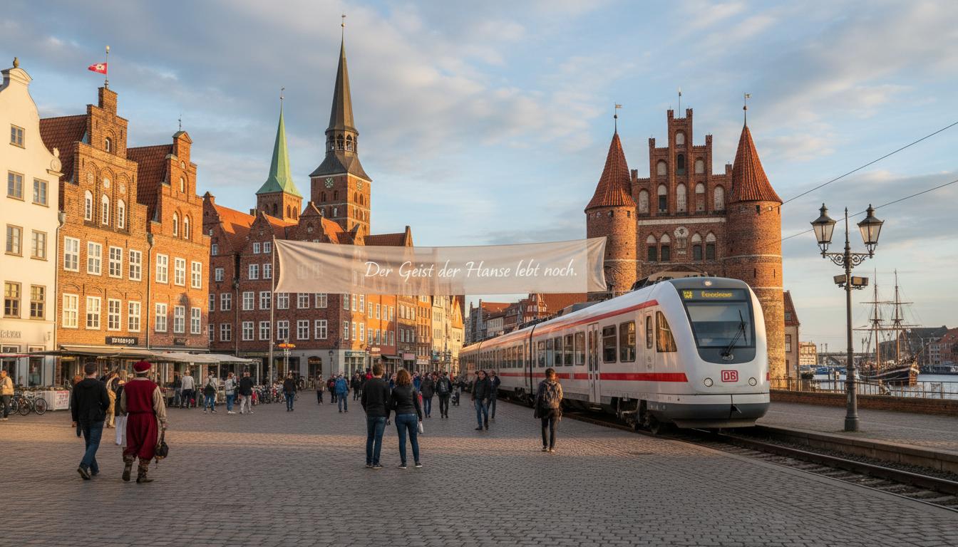 UNESCO Städte Deutschland mit Bahn. Lübeck: Der Geist der Hanse lebt noch