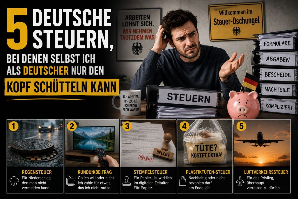 5 deutsche Steuern
