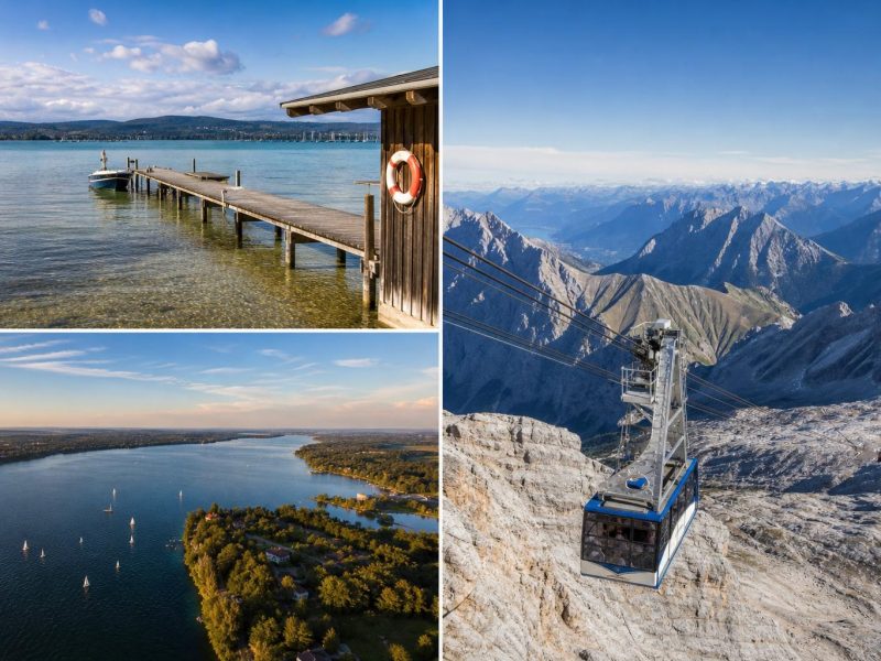 Tagesausflüge ab München: Starnberger See, Ammersee, Zugspitze – drei Ziele, ein unvergesslicher Tag