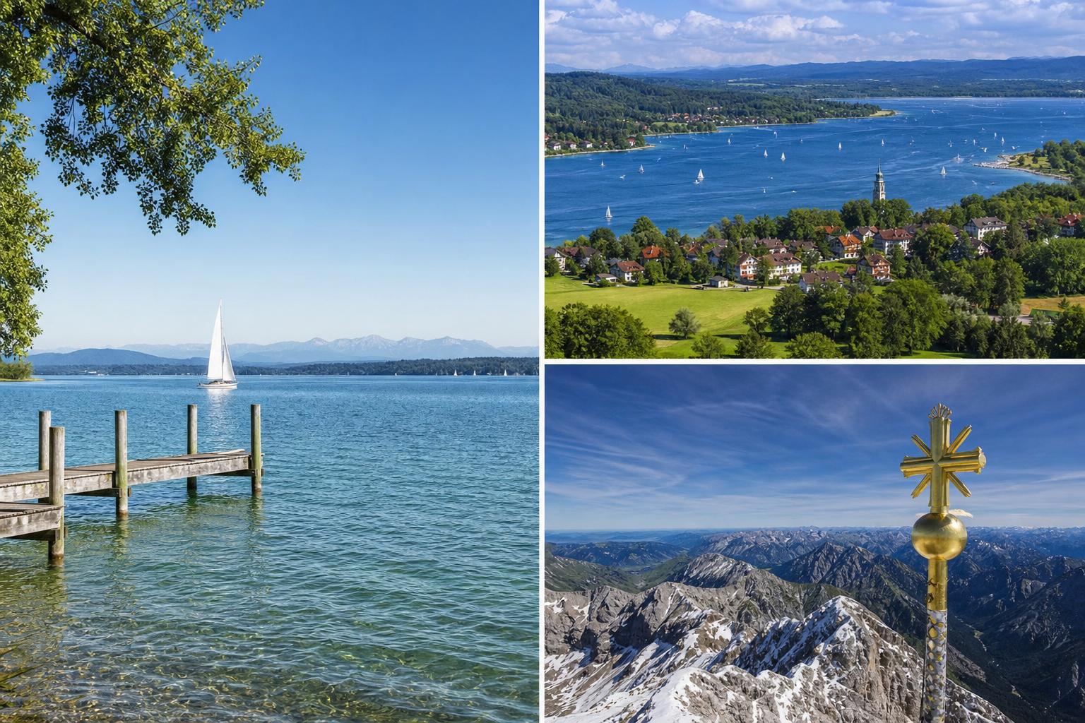Tagesausflüge ab München: Starnberger See, Ammersee, Zugspitze. Kann man an einem Tag mehrere Ausflugsziele in München und Umgebung kombinieren?