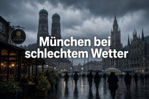 München bei schlechtem Wetter