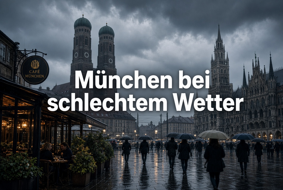 München bei schlechtem Wetter
