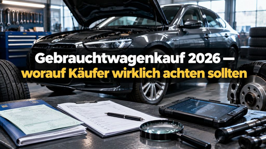 Gebrauchtwagenkauf 2026 — worauf Käufer wirklich achten sollten
