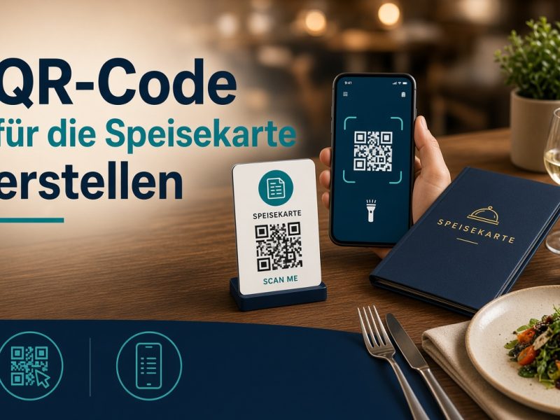 QR-Code für die Speisekarte erstellen