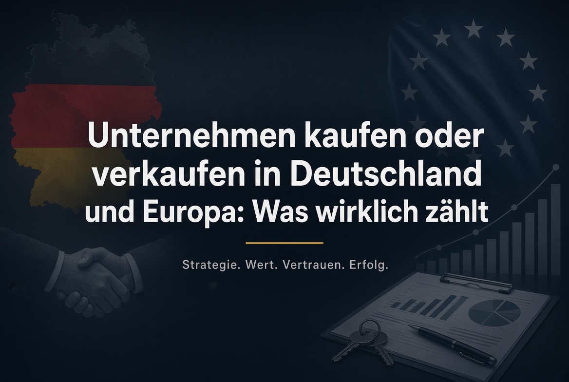 Unternehmen kaufen oder verkaufen in Deutschland und Europa